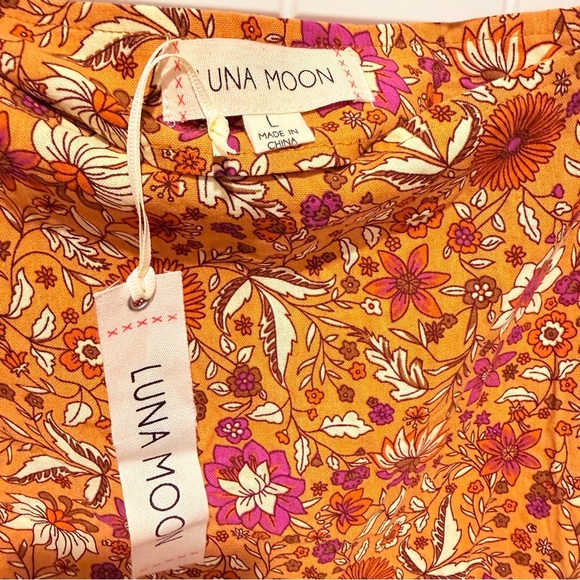 Boho Fall Floral Maxi Skirt with Pockets Boutique - Picture 4 of 7